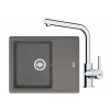 FRANKE SETG262ŠK fragranitový drez 620x500 mm BFG 611-62 Š.Kameň+batéria FS 3230.031 Chróm FRA 114.0700.733
