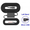 Micro USB Hard Wire Kit pro Xiaomi Yi Dashboard Napájení kamery i pří vypnutém motoru Levé zahnutí konektoru: Left Bend