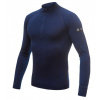Triko dlouhé pánské SENSOR MERINO ACTIVE zip tmavě modré XL