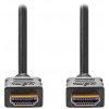 NEDIS High Speed HDMI 2.0 kábel s ethernetom/ 4K@60Hz/ pozlátené konektory HDMI-HDMI/ čierny/ bulk/ 3m