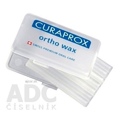 Curaden International AG CURAPROX Ortho vosk (7 pásikov vosku v krabičke) 1x1 ks
