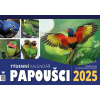 Kalendár 2025 Papagáje - stolný, týždenný