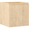 Mexen Rivel kúpeľňová skrinka pod umývadlo 45 cm, 1 dvere, ryhovaná, dub - 91A21-04547-1-BF81