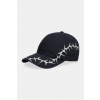 Vans čiapka so šiltom dámska bavlnená VN000T39BLK1 čierna ONE SIZE