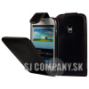 Kožený obal Samsung Galaxy S III Mini – Flip – čierna