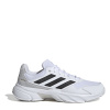 adidas CourtJam Control 3 pánska tenisová obuv White/Black 8 (42)