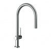Hansgrohe Talis M54 - Páková kuchynská batéria 210, vyťahovateľný výtok, 1jet, sBox, chróm 72803000