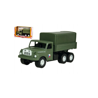 Dino Auto nákladné Tatra 148 khaki vojenská plast 30cm v krabici 35x18x13cm