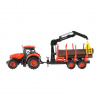 Teddies Traktor Zetor s vlekom s nakladacím ramenom plast 36 cm