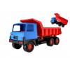 Teddies Auto Tatra 815 korba červená kabína modrá plast 75cm