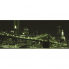 Panoramatická fototapeta - PA0065 - Zelený New York 250cm x 104cm - Vliesová fototapeta