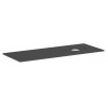 Hansgrohe Xilesa E - Doska pod umývadlo, 138x55 cm, výrez vpravo, matná sivá 54279760