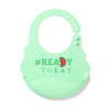 Dětský silikonový bryndák Baby Ono zelený CAT.NO 829/02 (Dětský rolovací silikonový bryndák, Baby Ono, zelený 829/02)