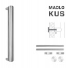 MPkovania FT - MADLO kód K40 40x20 mm UN ks Rozteč madla: 350 mm, Rozmer profilu madla: 40x20 mm, Dĺžka: 370 mm