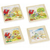 Goki viacvrstvové puzzle ročné obdobia