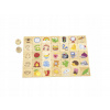Puzzle Viga 37 dielikov Drevené puzzle - zmysly