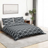 vidaXL Súprava obliečok na paplón sivá 240x220 cm bavlna - Sivá - 128230-74239