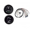 HONDA sada 2 ukazovateľov čierna - otáčkomer a trim meter