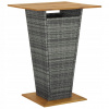 Záhradný stôl, stolík - Vidaxl Garden Bar Table, Grey, 100x60,5x110 (Vidaxl Garden Bar Table, Grey, 100x60,5x110)