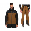 Pánský lyžařský komplet Flip BRN XL + Rhea BRN XL