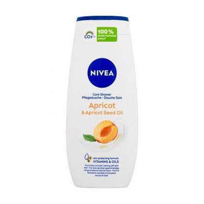 Nivea Apricot & Apricot Seed Oil krémový sprchový gel s vůní meruňky 250 ml pro ženy