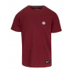 PitBull West Coast tričko pánske SMALL LOGO 170 burgundy Veľkosť: XL, Farba: bordová