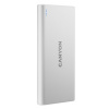 CANYON powerbanka PB-106W, 10000mAh Li-poly, Input 5V/2A (Micro-USB/USB-C), Output 5V/2.1A (2xUSB-A), biela (CNE-CPB1006W)
