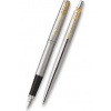 Súprava PARKER Jotter Stainless Steel GT - plniace pero + guľôčkové pero
