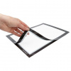 Magnetický rámček Magnetoplan samolepiaci A4 šedý (2ks)