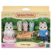 Sylvanian family Rodina Husky s trojičkami