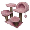 Škrabadlo/Odpočívadlo Magic Cat Milano růžové 75x65x108 cm