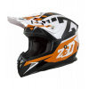 Prilba X1.9D ZED, detská (oranžová / čierna / biela) Veľkosť: M
