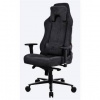 Herná stolička AROZZI VERNAZZA Soft Fabric Pure Black Elastron VERNAZZA-SFB-PBK