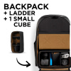 Gomatic Peter McKinnon Everyday Daypack + 1 large cube (PMP1LCG-BLK01)
