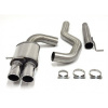 TATechnix Výfuk z nehrdzavejúcej ocele 2x80mm BMW 3 Touring (E91)