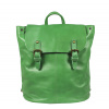 NovaKabelka.sk Liana Verde dámsky kožený batoh zelená