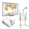 Mobilné komplety so zdvihom (interaktívna tabuľa, projektor, mobilný zdvih, kabeláž) Avtek TT-Board 90 Pro Vivitek DW770UST Zdvíhací mechanizmus na kolieskach