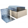 TZ 50ks - 100x100x100x2,0mm KM13 - Montážny uholník do dreva