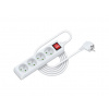 Prodlužovací přívod RPC 25, 3 m, 4 zásuvky, 3 x 1,0 mm² WS RETLUX