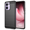 Techsuit - Carbon Silicone kryt pre Oppo Reno13 F 4G / Reno13 F 5G / Reno13 FS 5G - čierny KF2345766
