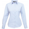 PREMIER PR 300 / Dámska popelínová košeľa s dlhým rukávom - light blue 4XL