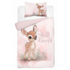 DETEXPOL Obliečky do postieľky Srnček A Bavlna, 100/135, 40/60 cm