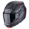 SCORPION prilba na motocykel EXO-TECH EVO CONQUER, čierna/červená, veľ. M