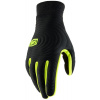 100% BRISKER XTREME Gloves Black/Fluo Yellow - M
