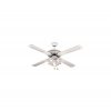 Eurolamp | Stropný ventilátor 4xE27/70W/230V pr. 132 cm biela | EU0146
