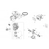 Oleo-Mac Krycia ochrana valca OleoMac GS371, GS411 originál 50180143R