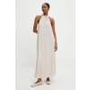Ľanové šaty Answear.LAB 7380.tos béžová M