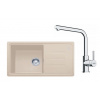 FRANKE SETG268SA fragranitov drez 780x435mm BSG 611-78/39 Sahara+batéria FS 3230.031 Chróm FRA 114.0700.760