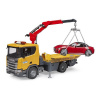 Bruder Scania Super 560R odtah s autem