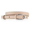 Brødrene Dámsky kožený opasok 105 cm | béžová O-OPD28/BEIGE105